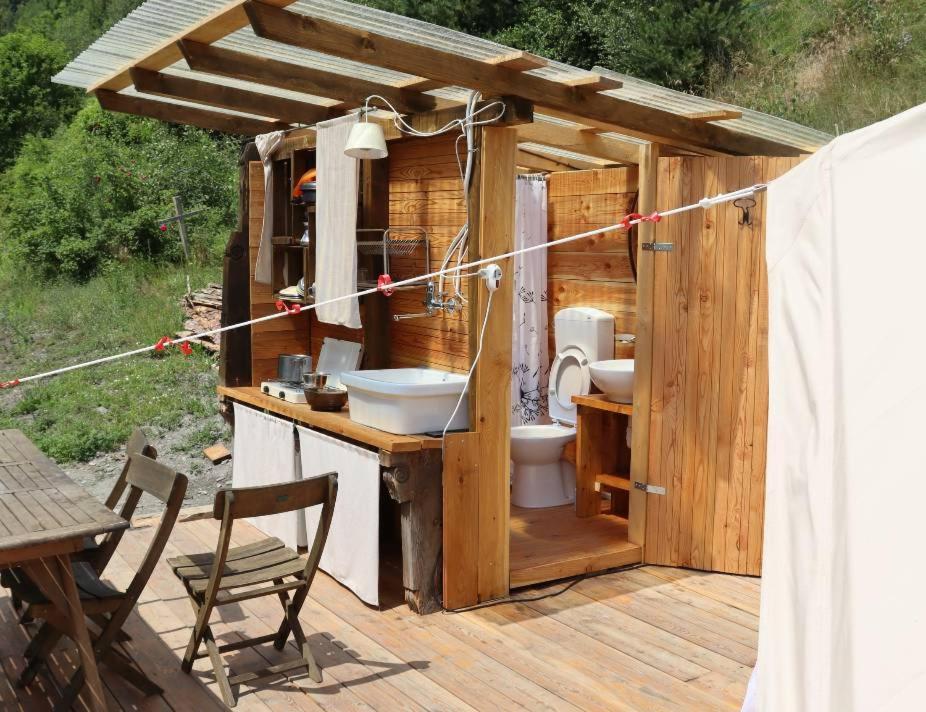 Glamping La Cascina D'Orleans Hotel Saint-Pierre Luaran gambar
